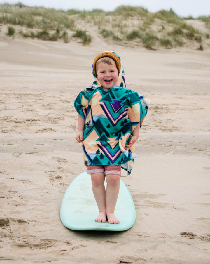 Indie surf poncho kids beach essential accessory  ocean surf