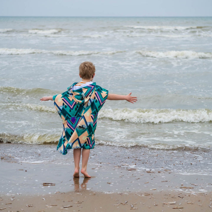 Indie surf poncho junior beach essential accessory  ocean swimming