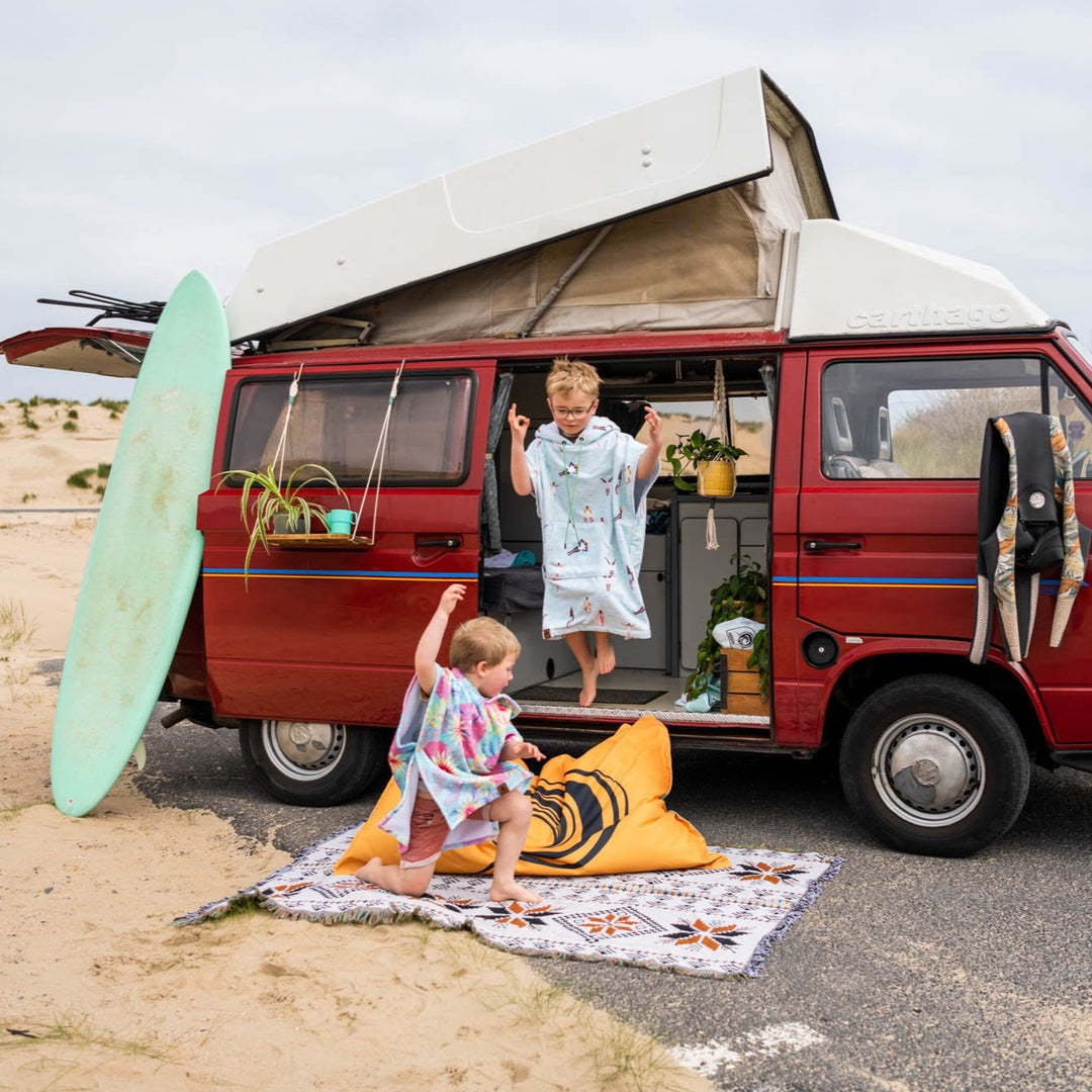  Indie surf poncho kids beach essential accessory  surf ocean camping