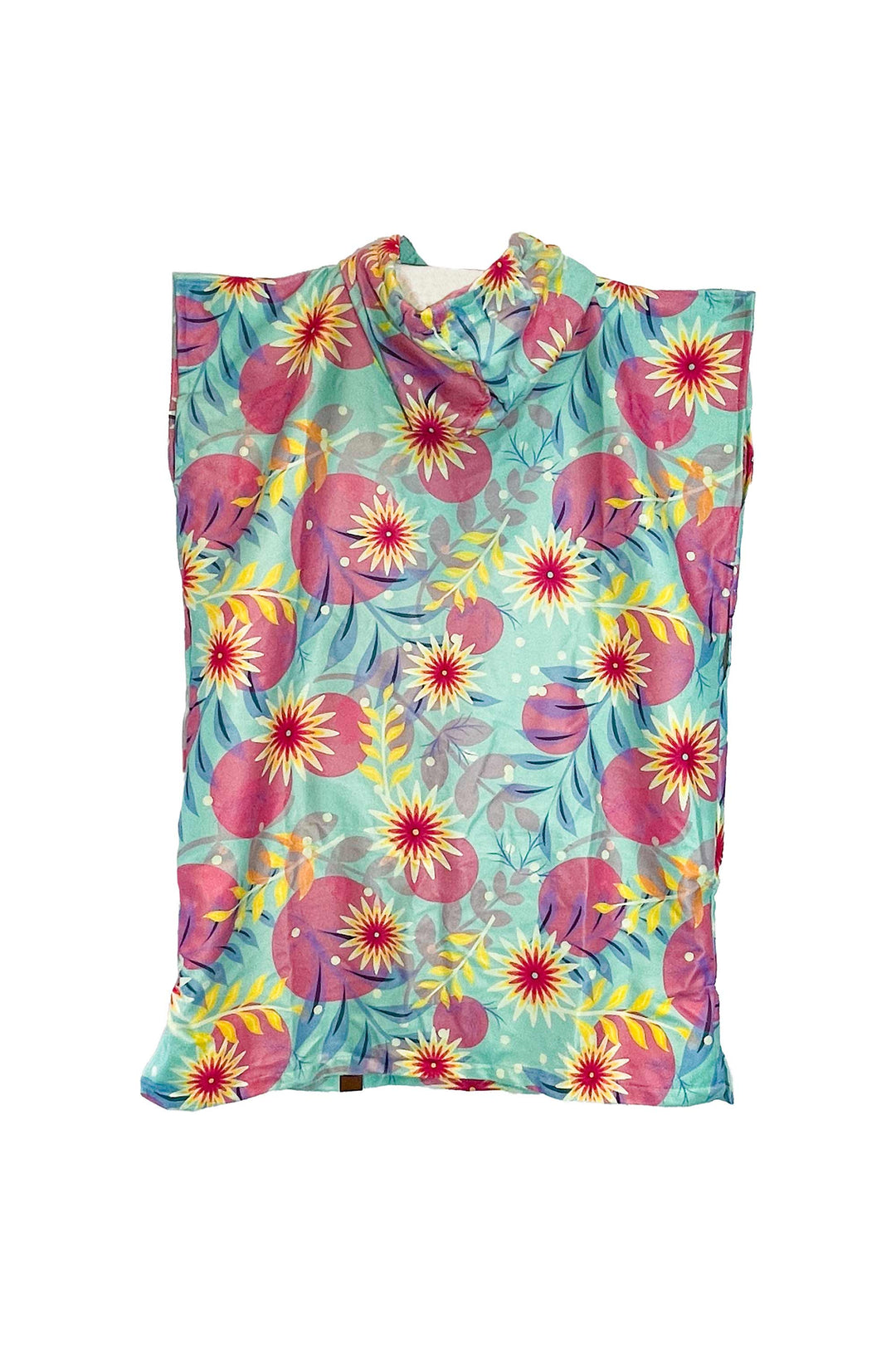 Reissurfponcho BLOEMEN volwassene