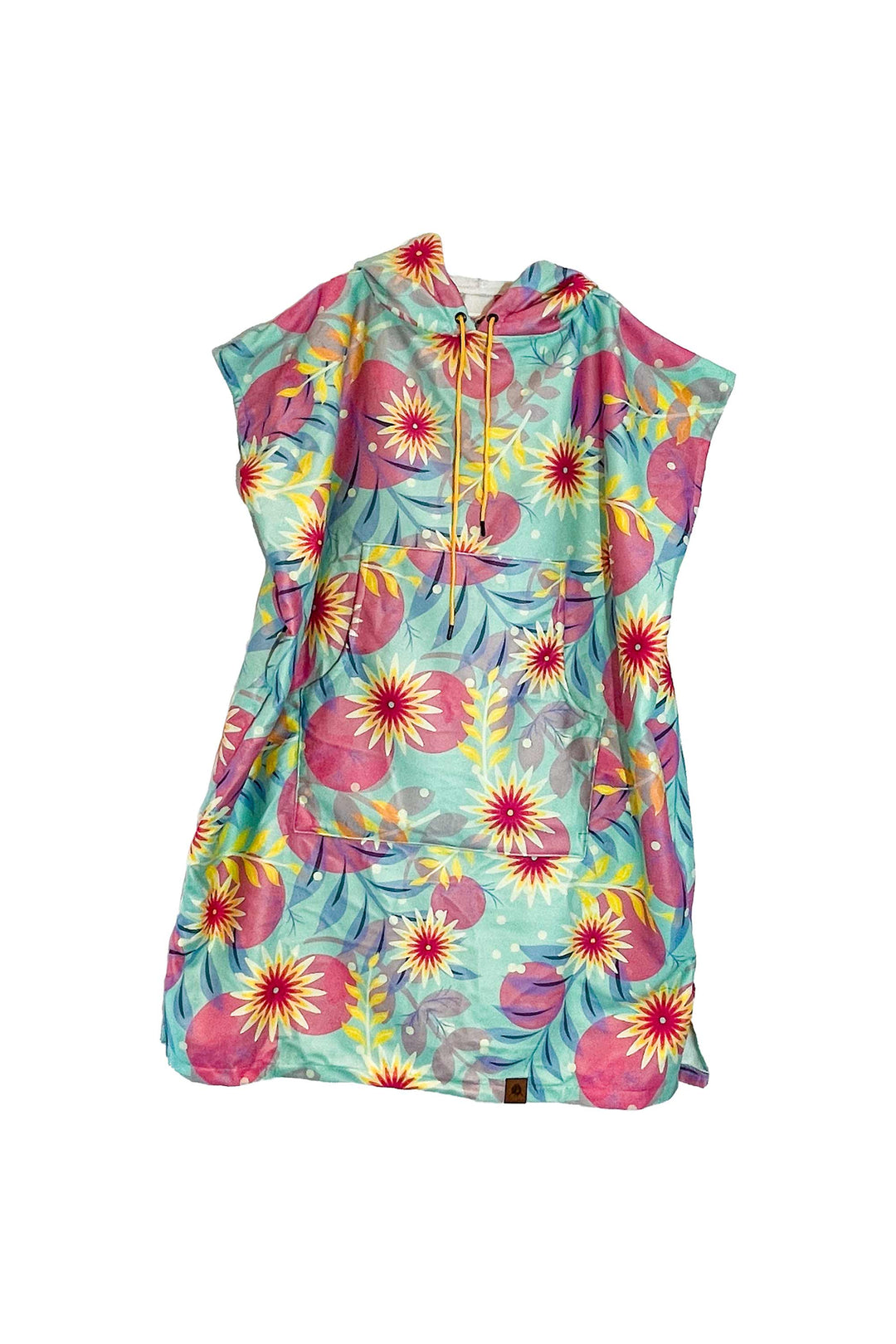 Reissurfponcho BLOEMEN volwassene