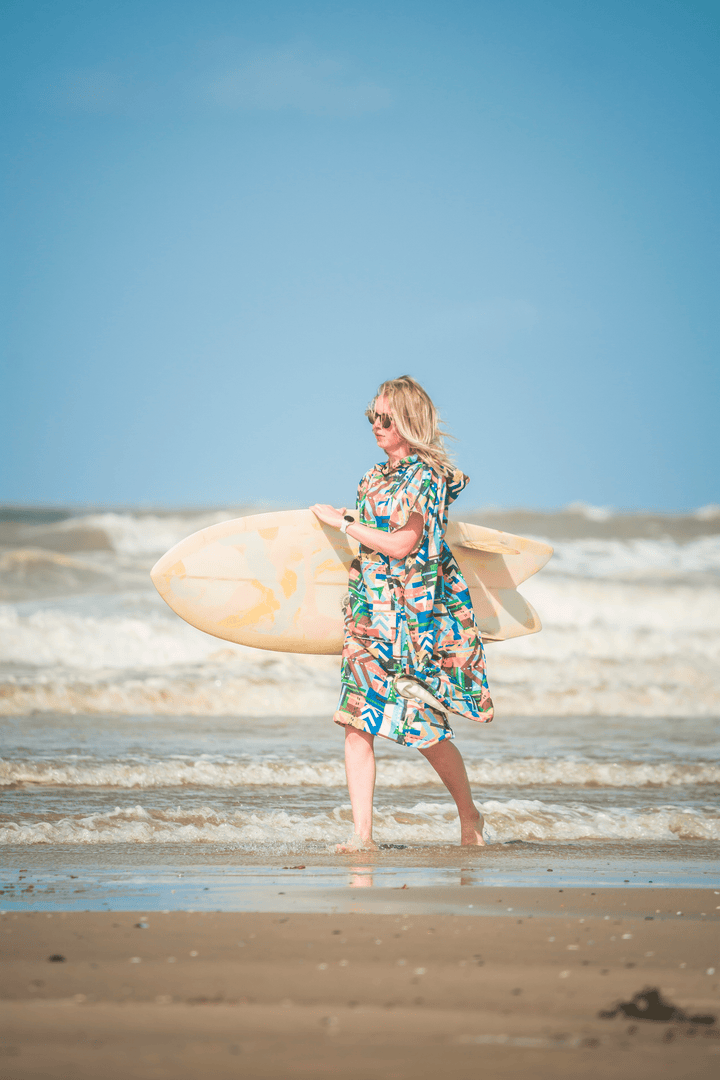 ABSRB Ponchos adult Adult Surf poncho GEOMETRICS adult