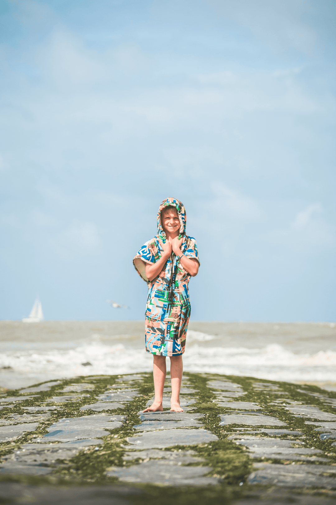 ABSRB Ponchos Junior Surf poncho GEOMETRICS junior