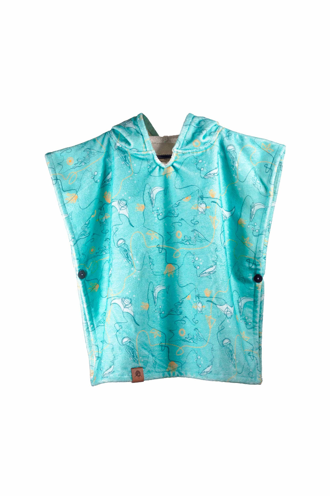 ABSRB Ponchos Kids Surf poncho OCEANO WHALES kids